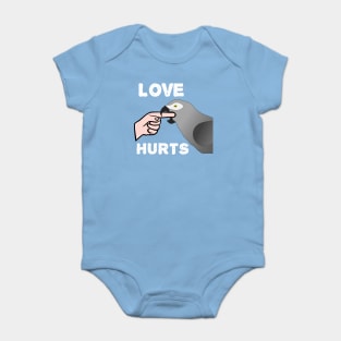 Love Hurts African Grey Parrot Biting Baby Bodysuit